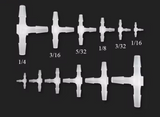 Silicone Connector Cross Tubing Connector Barbed X PP Hose Tube Connector