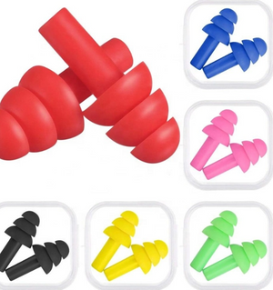 Anti-Noise Sleeping Plug Waterproof Silicone Sound Insulation Ear Protection Earplugs