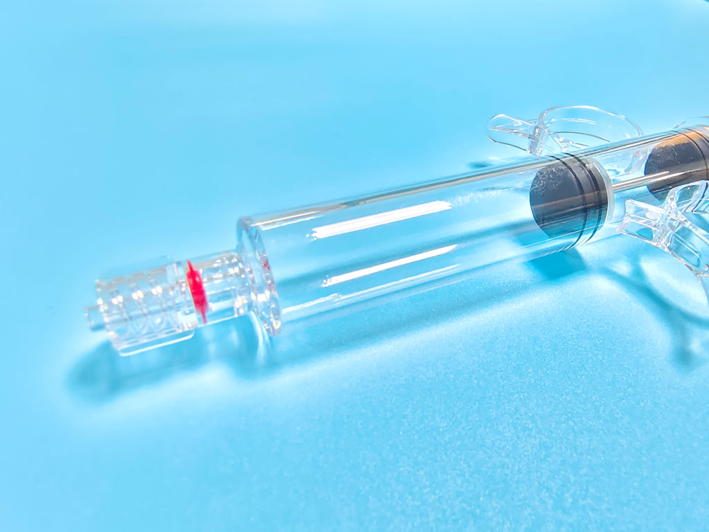 Silicone Syringe with Smooth Plunger Action Easy Handling for Medical Use