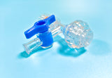Medical Luer Lock Connector Valve silicone Three Ways Check Flow Control Valve